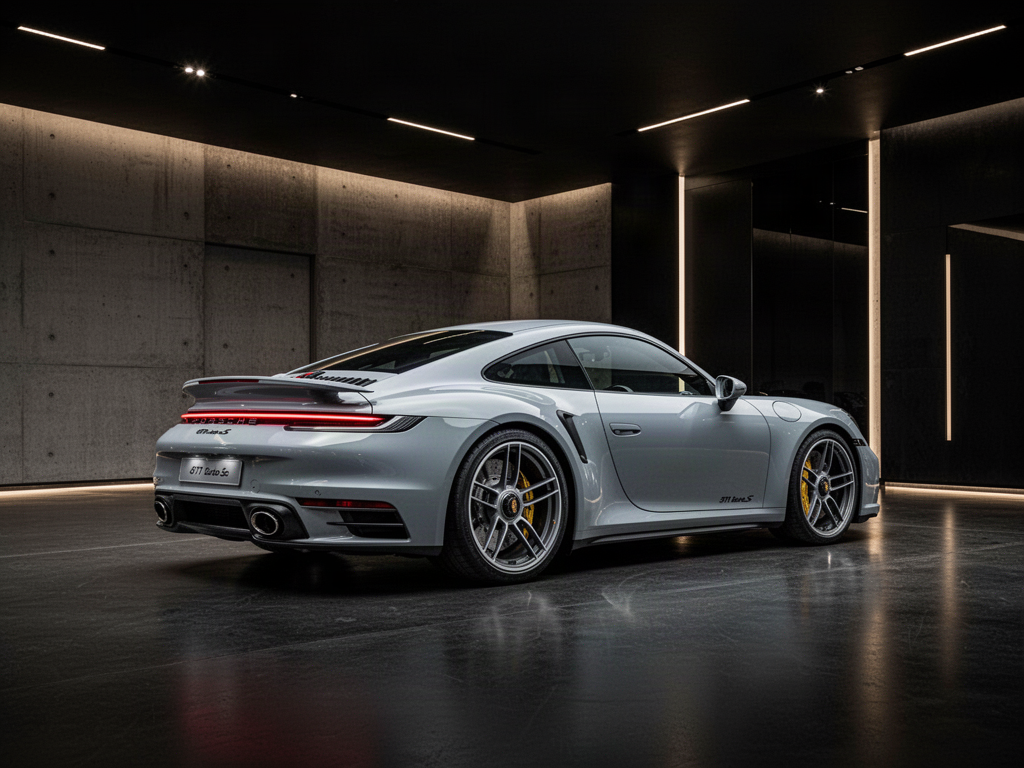 Porsche 911 Turbo S, illustrative view 2